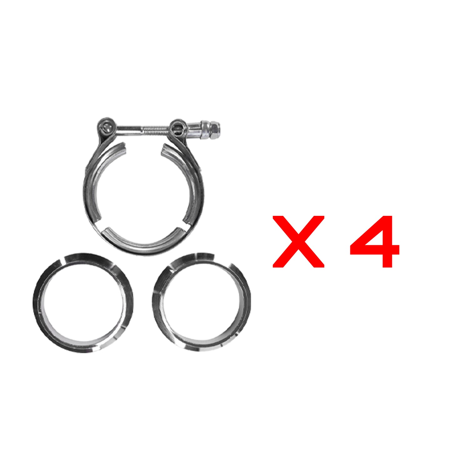 2.5" (63.5mm) Turbo V-Band Clamp Kit