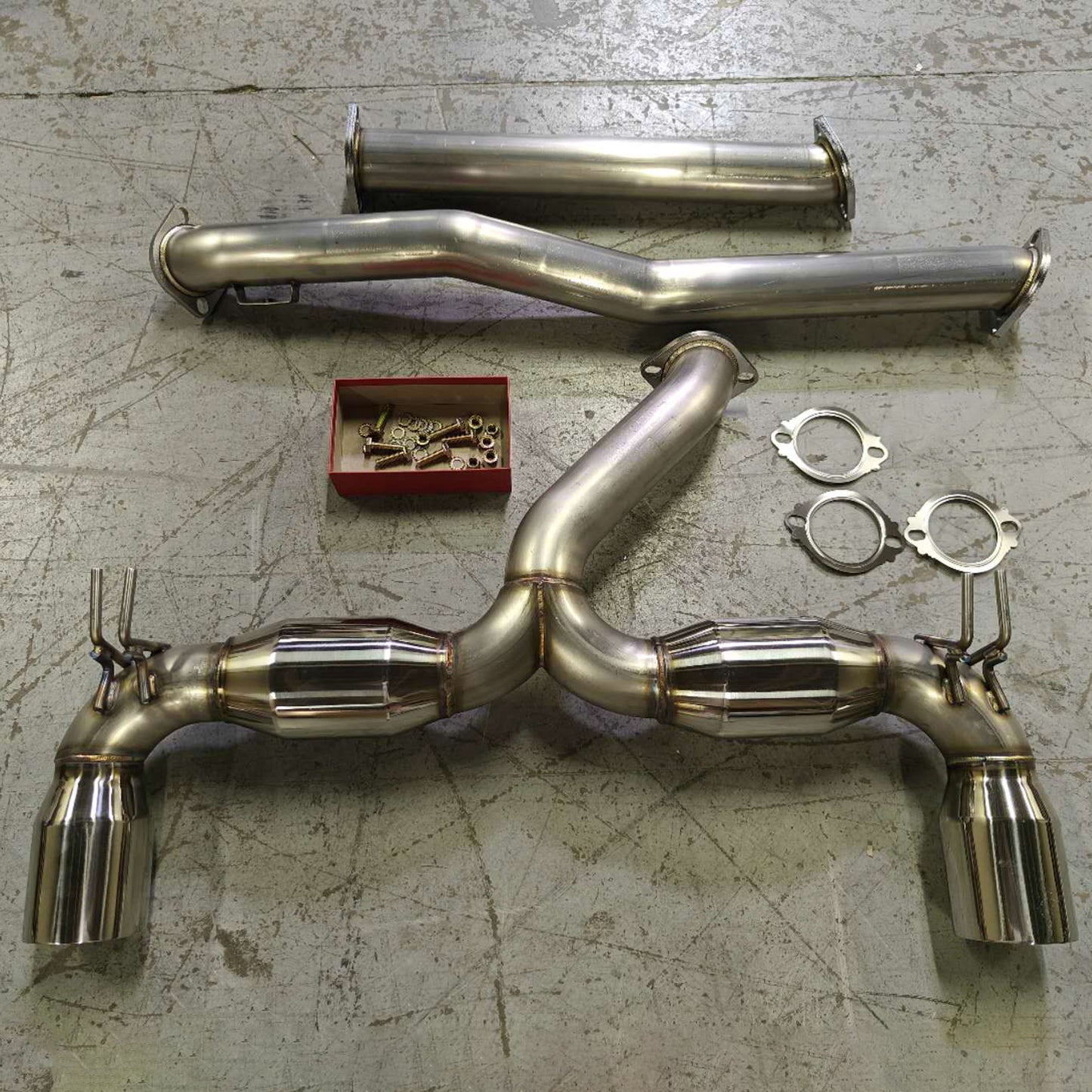 Blemish 2008-2015 Mitsubishi Lancer Evolution X GSR MR 2.0T Catback Exhaust