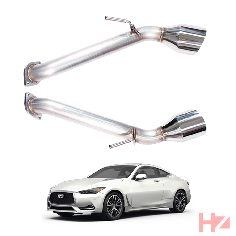 2017-2022 Infiniti Q60 Lightweight Axleback Exhaust