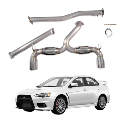 2008-2015 Mitsubishi Lancer Evolution X GSR MR 2.0T Catback Exhaust