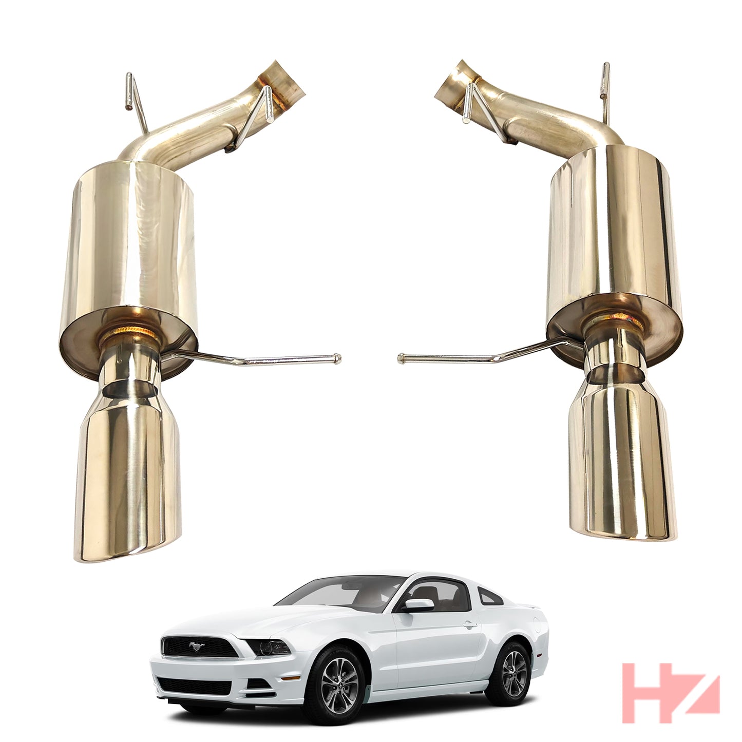 2011-2014 Ford Mustang 3.7L V6 Sport Axleback Exhaust V2 Direct Fit